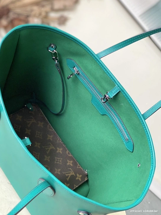 Official oldcobbler MM-31*28*14cm VUITTON NEVERFULL LOUIS 0824